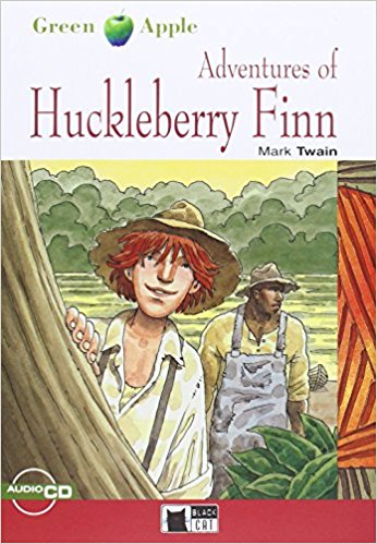 ADVENTURES OF HUCKLEBERRY FINN (GREEN APPLE,STEP2, A2-B1) Book+ AudioCD