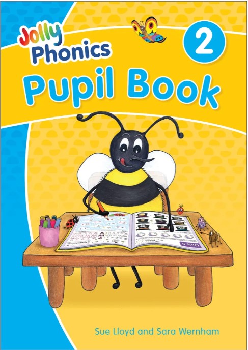 JOLLY PHONICS Pupil Book 2 (colour) precursive letters NEW EDITION