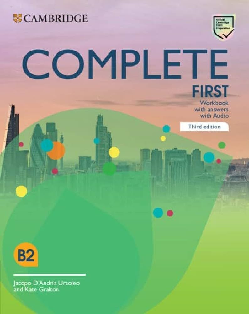 COMPLETE FIRST THIRD EDITION Workbook + Answers + Audio