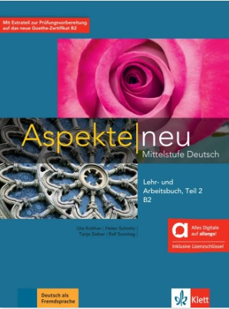ASPEKTE NEU B2 Teil 2 Lehr- und Arbeitsbuch mit Audios online + Allango Schlüssel (24 Mont)