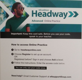 NEW HEADWAY ADV 5ED OL PRACTICE