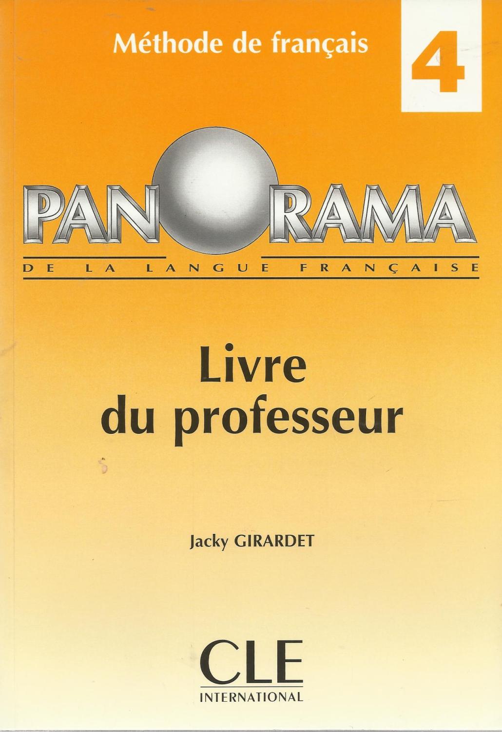 PANORAMA 4 Livre du professeur
