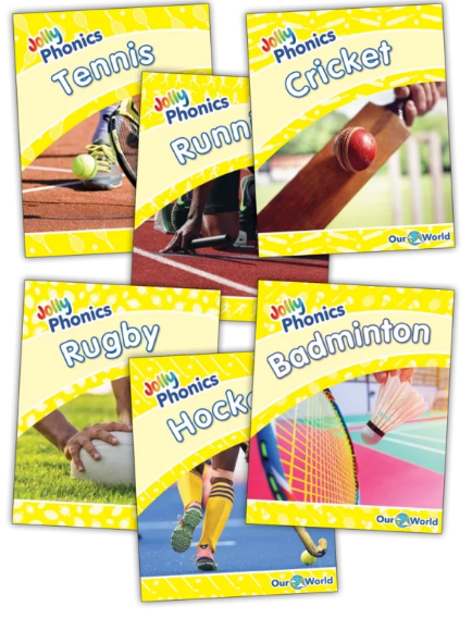 JOLLY PHONICS Readers Level 2 (Yellow) Our World Nonfiction (pack of 6)