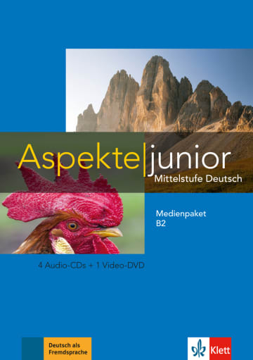 ASPEKTE JUNIOR B2 Medienpaket B2 (4 Audio-CDs +Video-DVD)