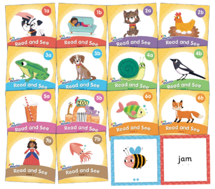 JOLLY PHONICS Read and See, Pack 1 NEW EDITION