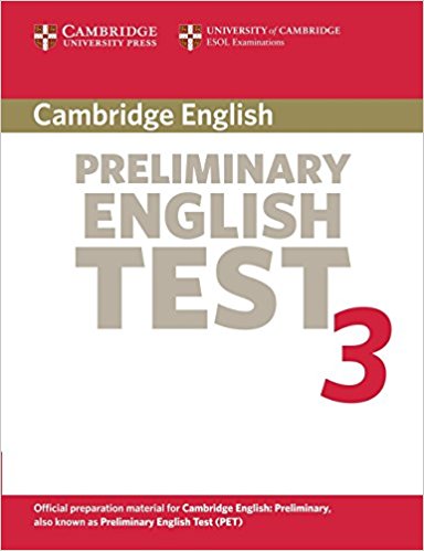 Cambridge PET 3 Student's Book