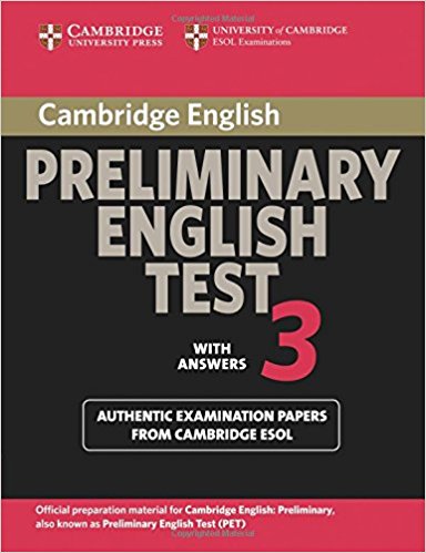 Cambridge PET 3 Student's Book with answers