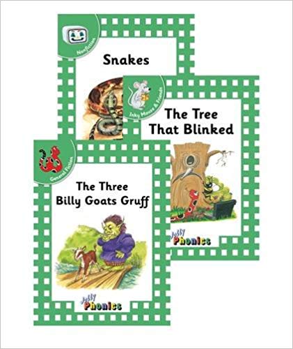JOLLY PHONICS Readers Level 3 (Green) Complete Set of 18