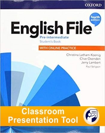 ENGLISH FILE PRE-INT 4E SB CPT CODE GEN