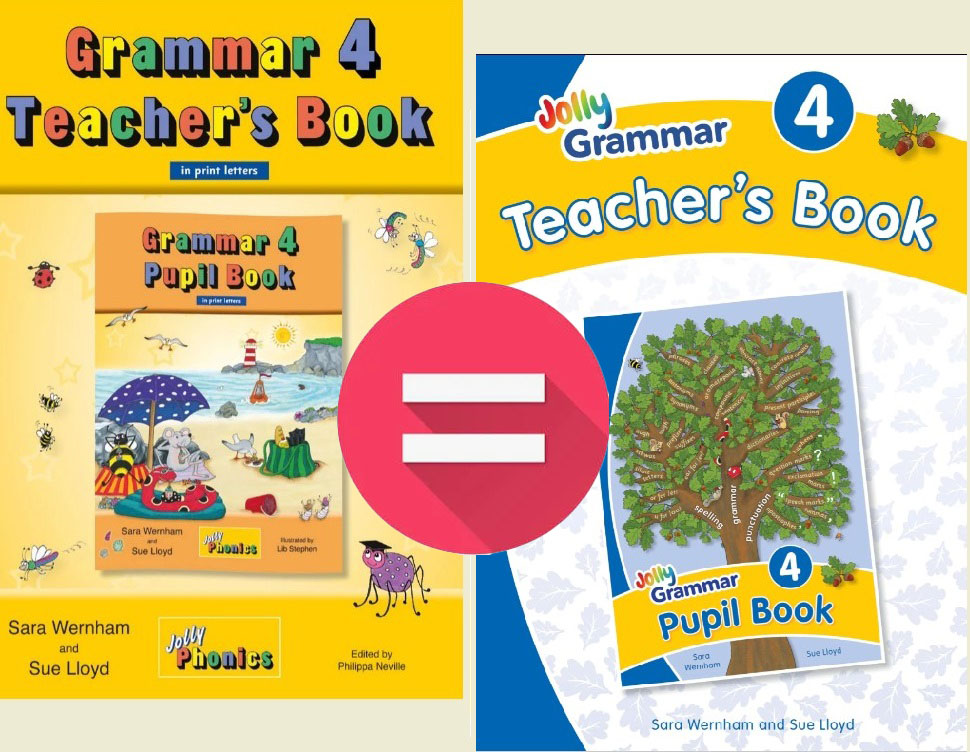 JOLLY GRAMMAR 4 Teachers Book (BE) print letters ДВА ВАРИАНТА ОБЛОЖКИ !!!