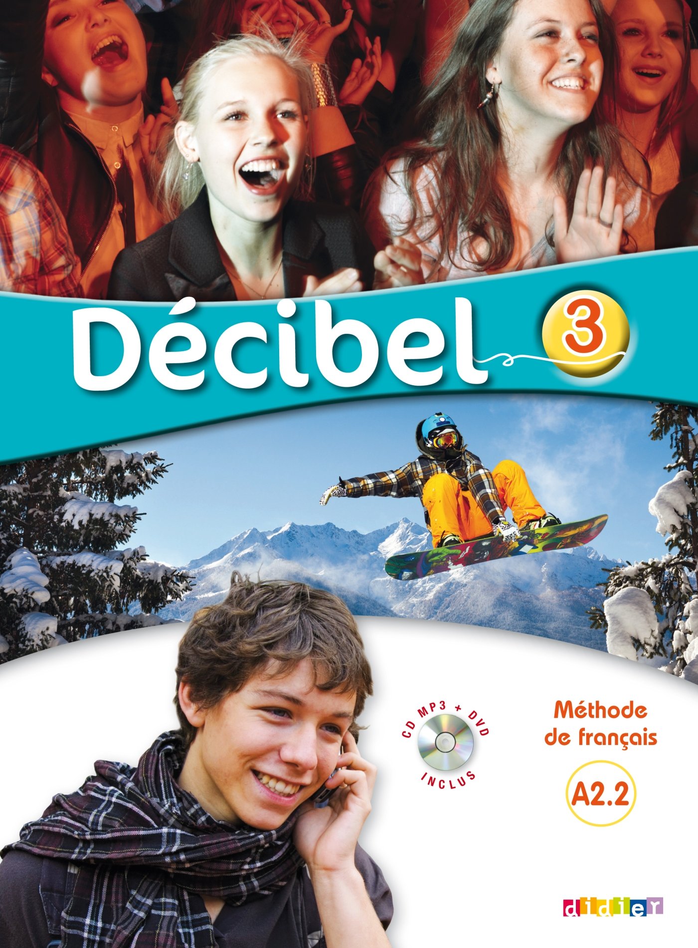 DECIBEL 3 Livre de l'eleve + CD MP3 + DVD