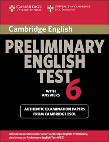 Cambridge PET 6 Student's Book with answers