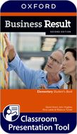 BUSINESS RESULT ELEMENTARY 2nd ED Classroom Presentation Tool Student's Book