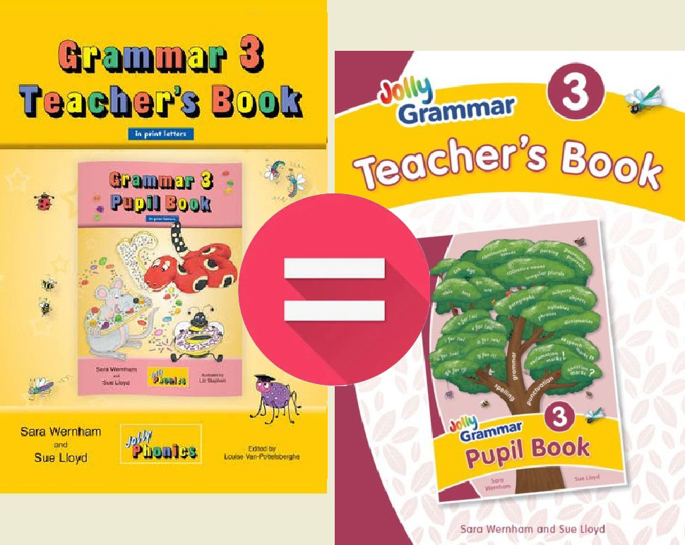 JOLLY GRAMMAR 3 Teacher`s Book (BE) print letters ДВА ВАРИАНТА ОБЛОЖКИ !!!