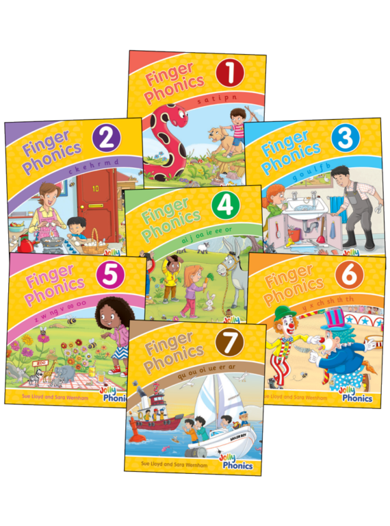 JOLLY PHONICS Finger Phonics 1-7