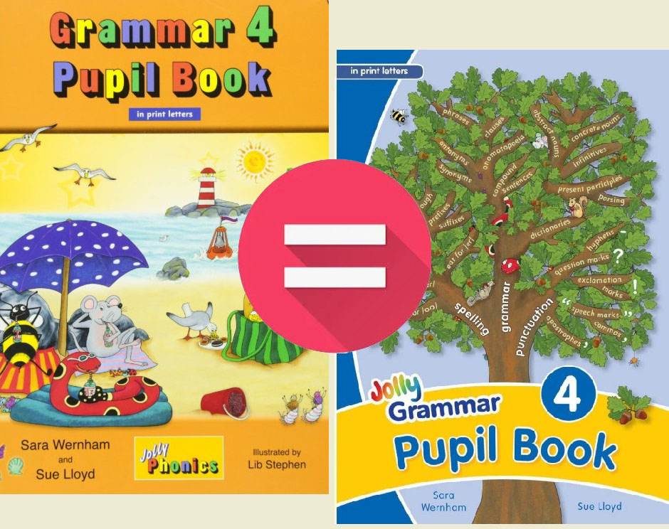 JOLLY GRAMMAR 4 Pupil's Book (BE) print letters ДВА ВАРИАНТА ОБЛОЖКИ !!!