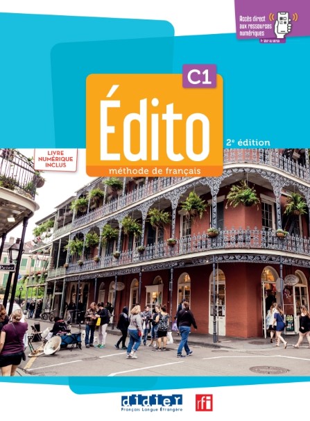 EDITO C1 2E 2022 Livre + Livre Numerique + Cahier + Didierfle.app