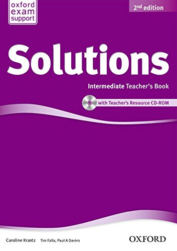 SOLUTIONS INTERMEDIATE 2nd ED Teacher's Book + CD-ROM