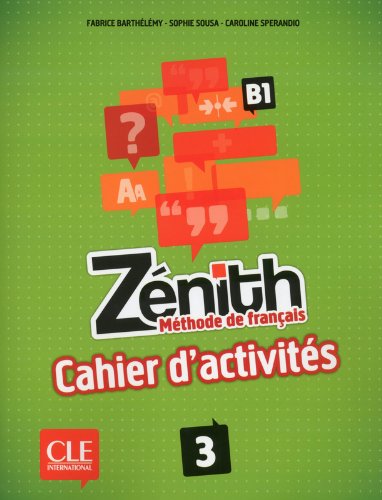 ZENITH 3 cahier