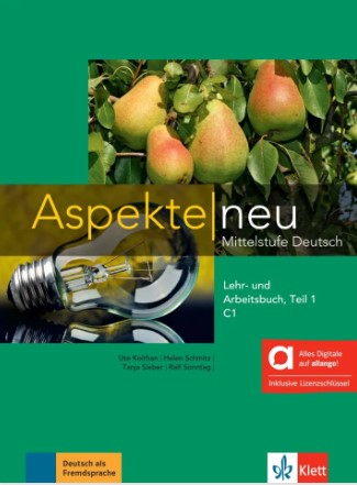 ASPEKTE NEU С1 Teil 1 Lehr- und Arbeitsbuch mit Audios online + Allango Schlüssel (24 Mont)