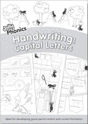 JOLLY PHONICS Capital Letter Handwriting Practice Book (precursive letters) NEW