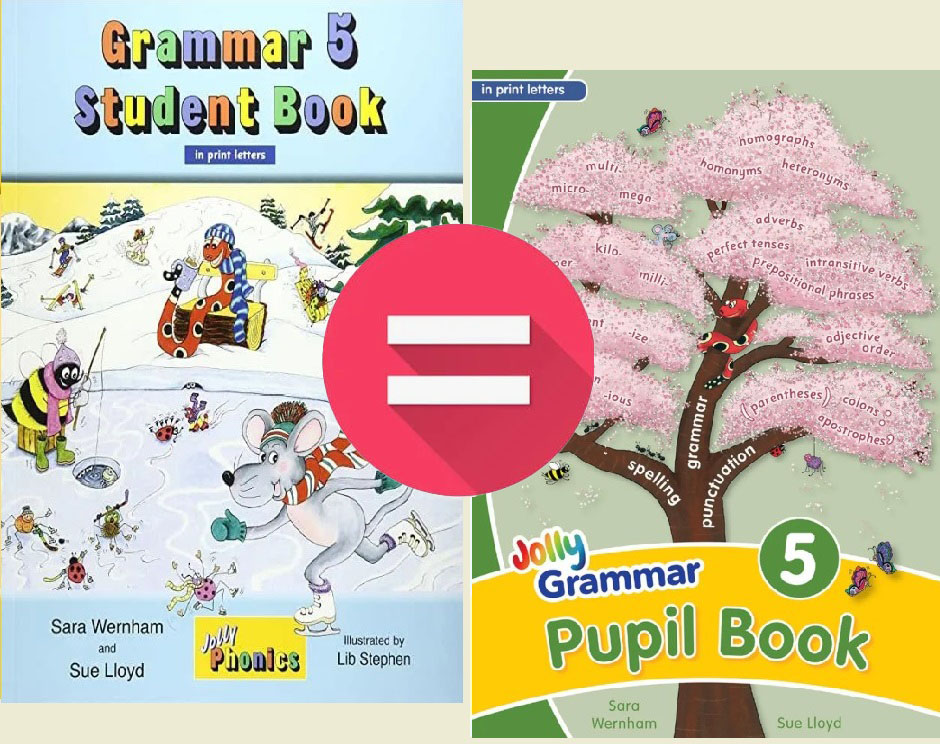 JOLLY GRAMMAR 5 Pupil's Book (BE) print letters ДВА ВАРИАНТА ОБЛОЖКИ !!!