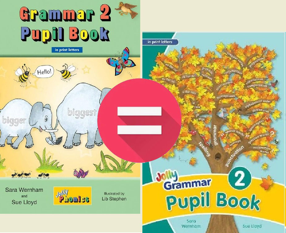 JOLLY GRAMMAR 2 Pupil Book (BE) print letters ДВА ВАРИАНТА ОБЛОЖКИ !!!