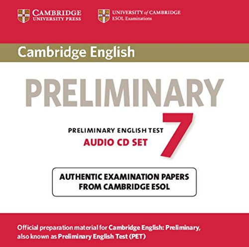 Cambridge PET 7 AudioCDs (2) лицензионные
