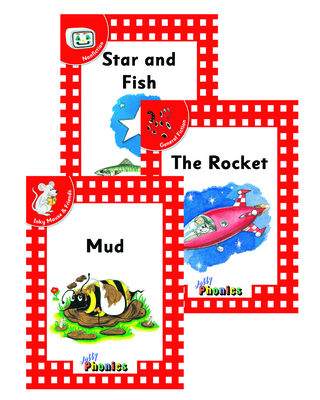 JOLLY PHONICS Readers Level 1 (Red) Complete Set of 18