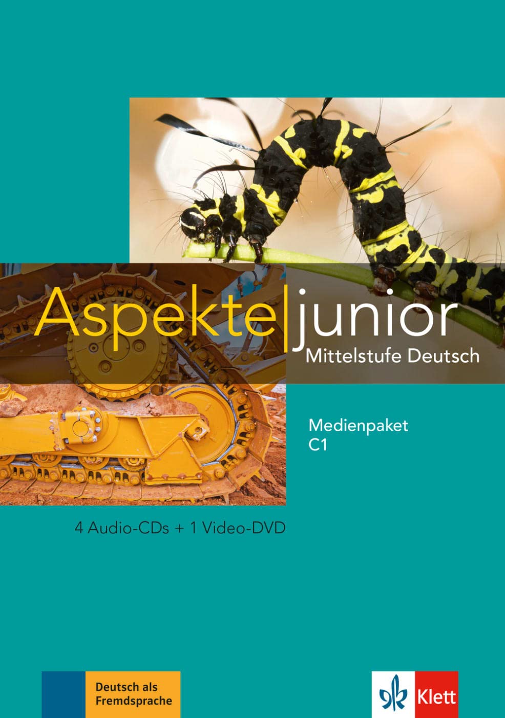 ASPEKTE JUNIOR C1 Medienpaket (4 Audio-CDs +Video-DVD)