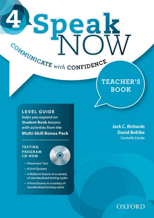 SPEAK NOW 4 Teacher's Book + Webcode + CD-ROM