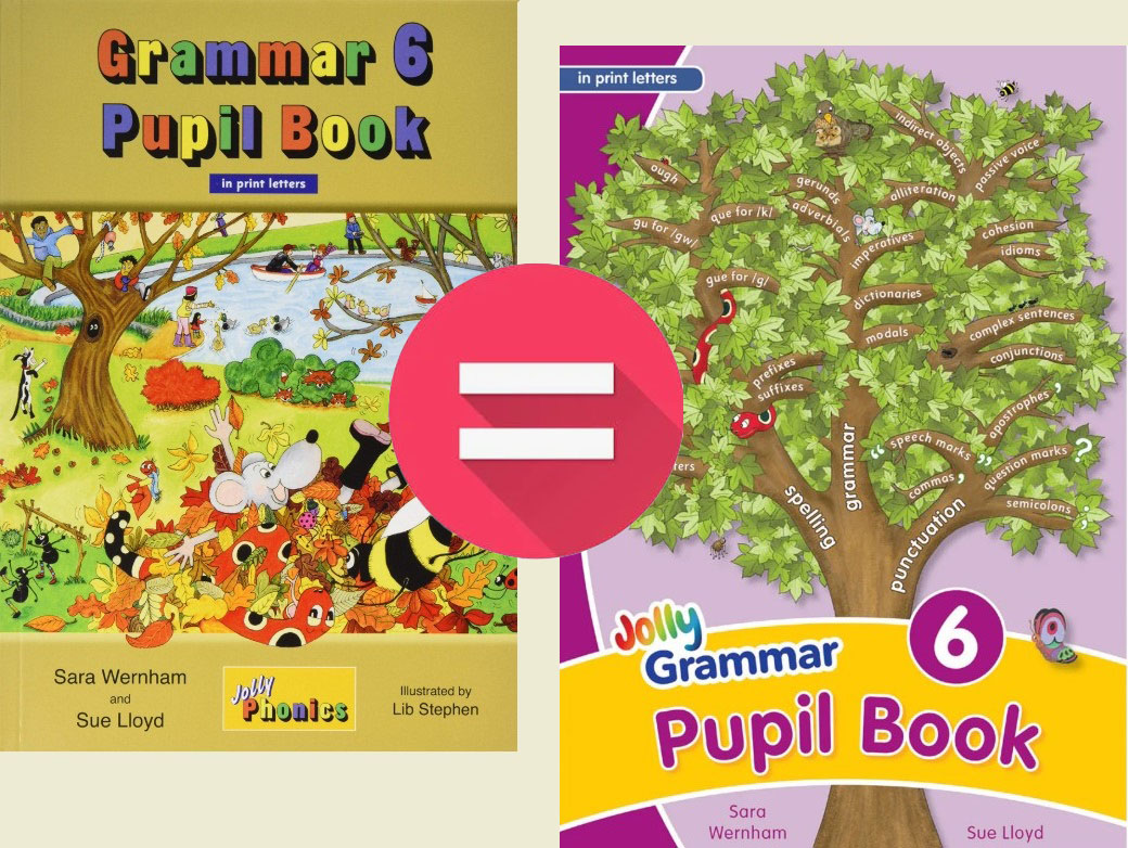 JOLLY GRAMMAR 6 Pupil Book (print letters) ДВА ВАРИАНТА ОБЛОЖКИ !!!