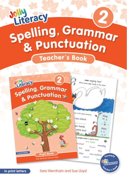 JOLLY LITERACY 2 Spelling, Grammar & Punctuation Teacher's Book (Print Letters)