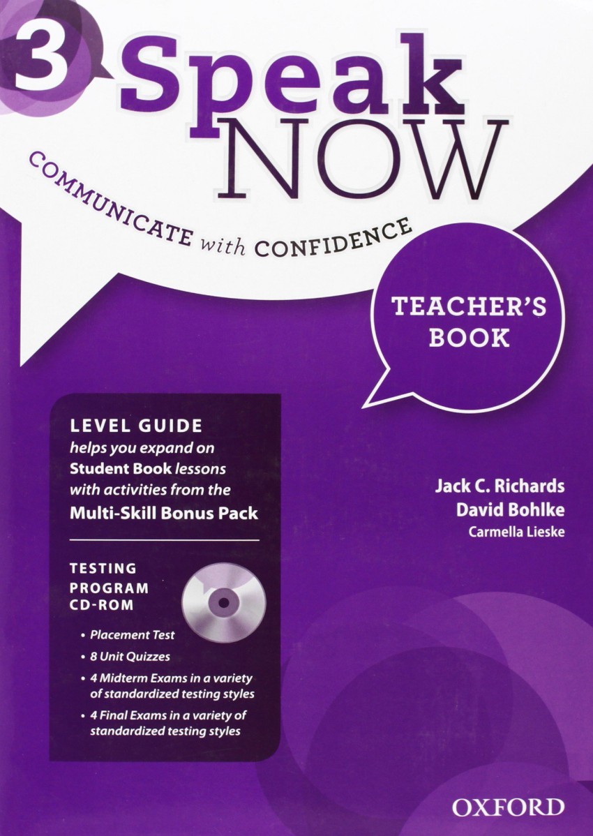 SPEAK NOW 3 Teacher's Book + Webcode + CD-ROM