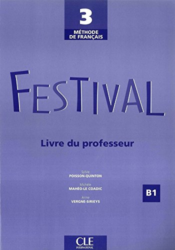FESTIVAL 3 Livre du Professeur