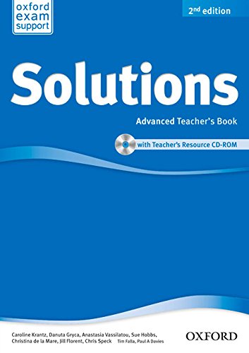 SOLUTIONS ADVANCED 2nd ED Teacher's Book + CD-ROM