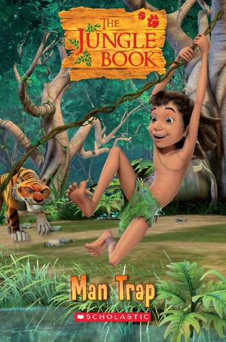 JUNGLE BOOK: MAN TRAP, THE (POPCORN ELT READERS, LEVEL 1) Book + Audio CD