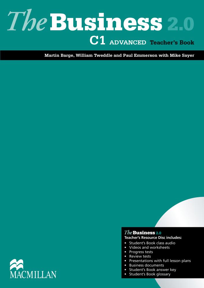 THE BUSINESS 2.0 ADVANCED Teacher's Book + DVD-ROM