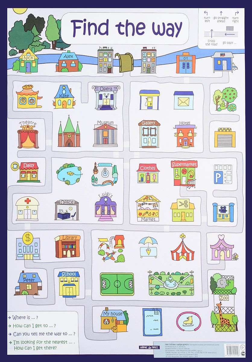 НАЙДИ ДОРОГУ Плакат