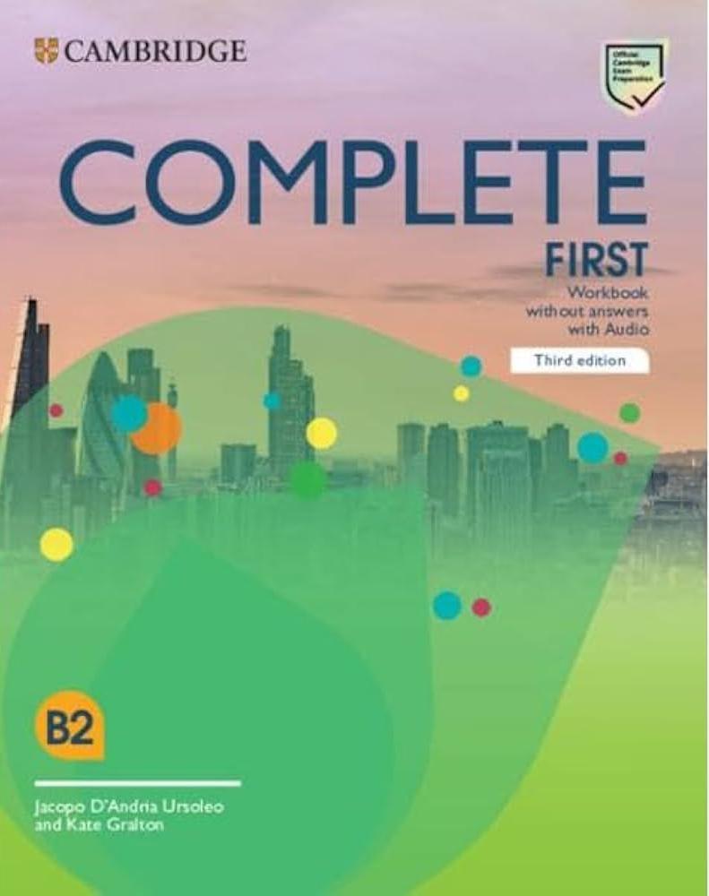 COMPLETE FIRST THIRD EDITION Workbook without Answers + Audio
