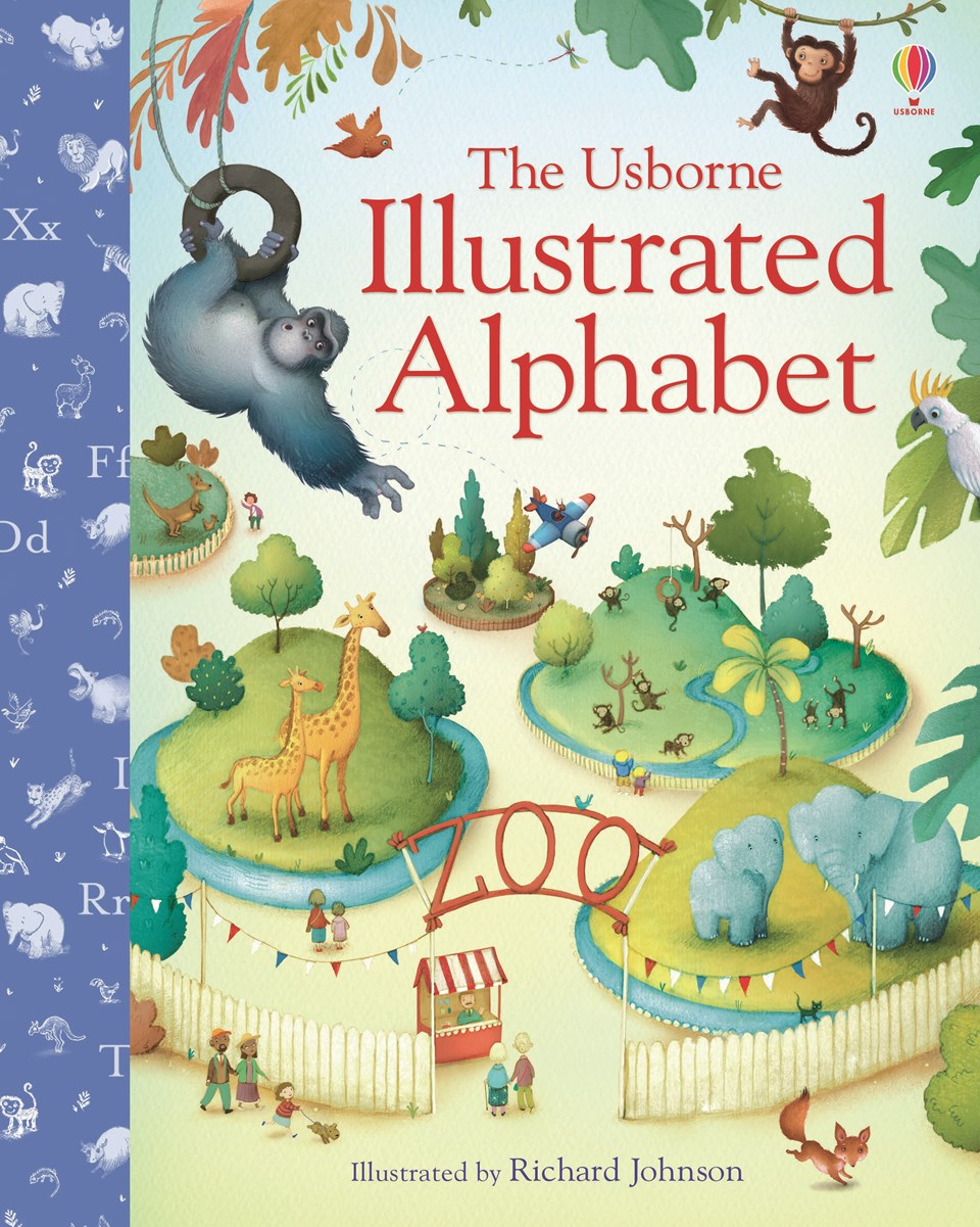 AB ABC 123 Illustrated Alphabet HB Cloth + slipcase