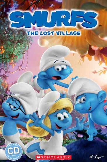 SMURFS: THE LOST VILLAGE (POPCORN ELT READERS, LEVEL 3) Book + Audio CD