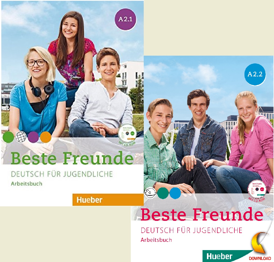 BESTE FREUNDE A2 Packet Arbeitsbuch A2/1 und A2/2 + 2 CD-ROMs