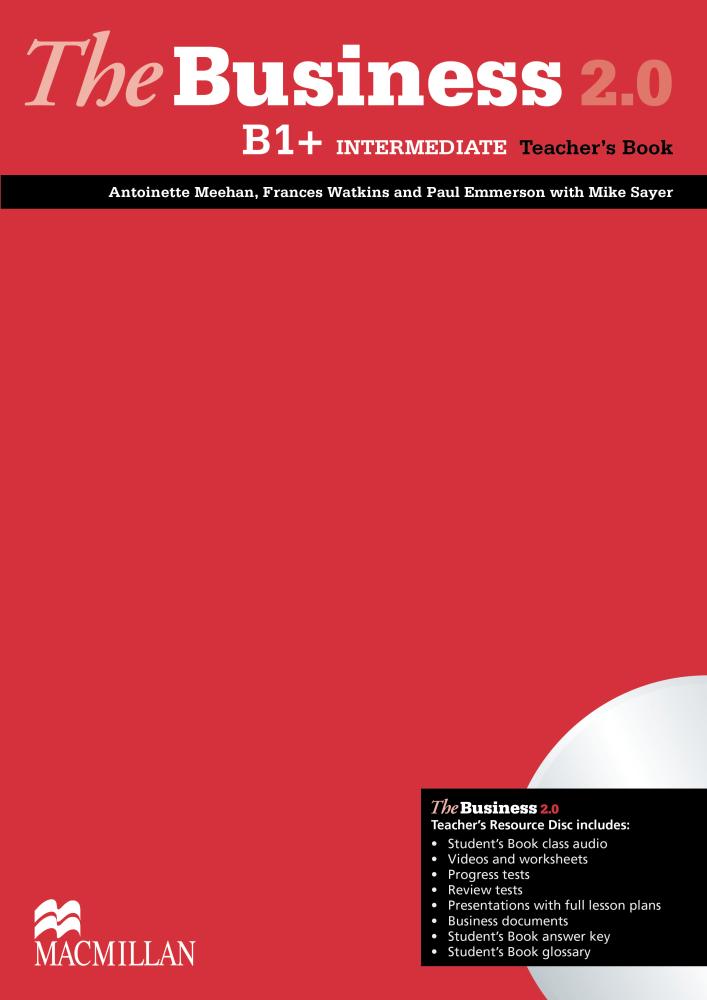 THE BUSINESS 2.0 INTERMEDIATE Teacher's Book + DVD-ROM