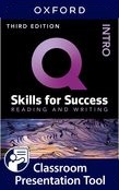 Q: SKILLS FOR SUCCESS THIRD EDITION INTRO Reading and Writing Classroom Presentation Tool