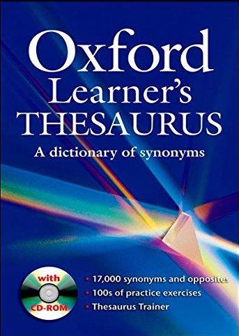 OXFORD LEARNER'S THESAURUS + CD-ROM