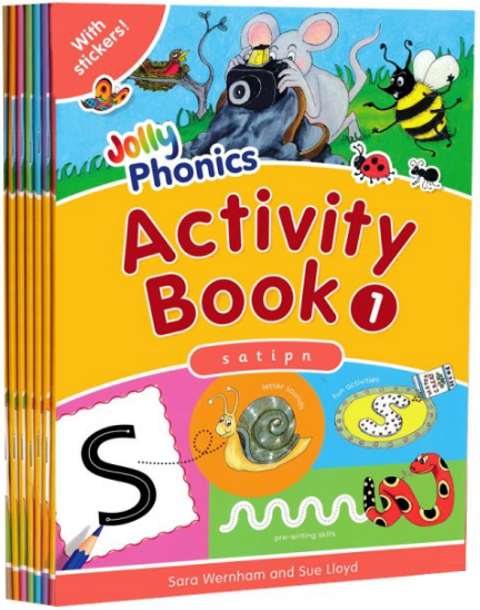JOLLY PHONICS Activity Book Set 1-7