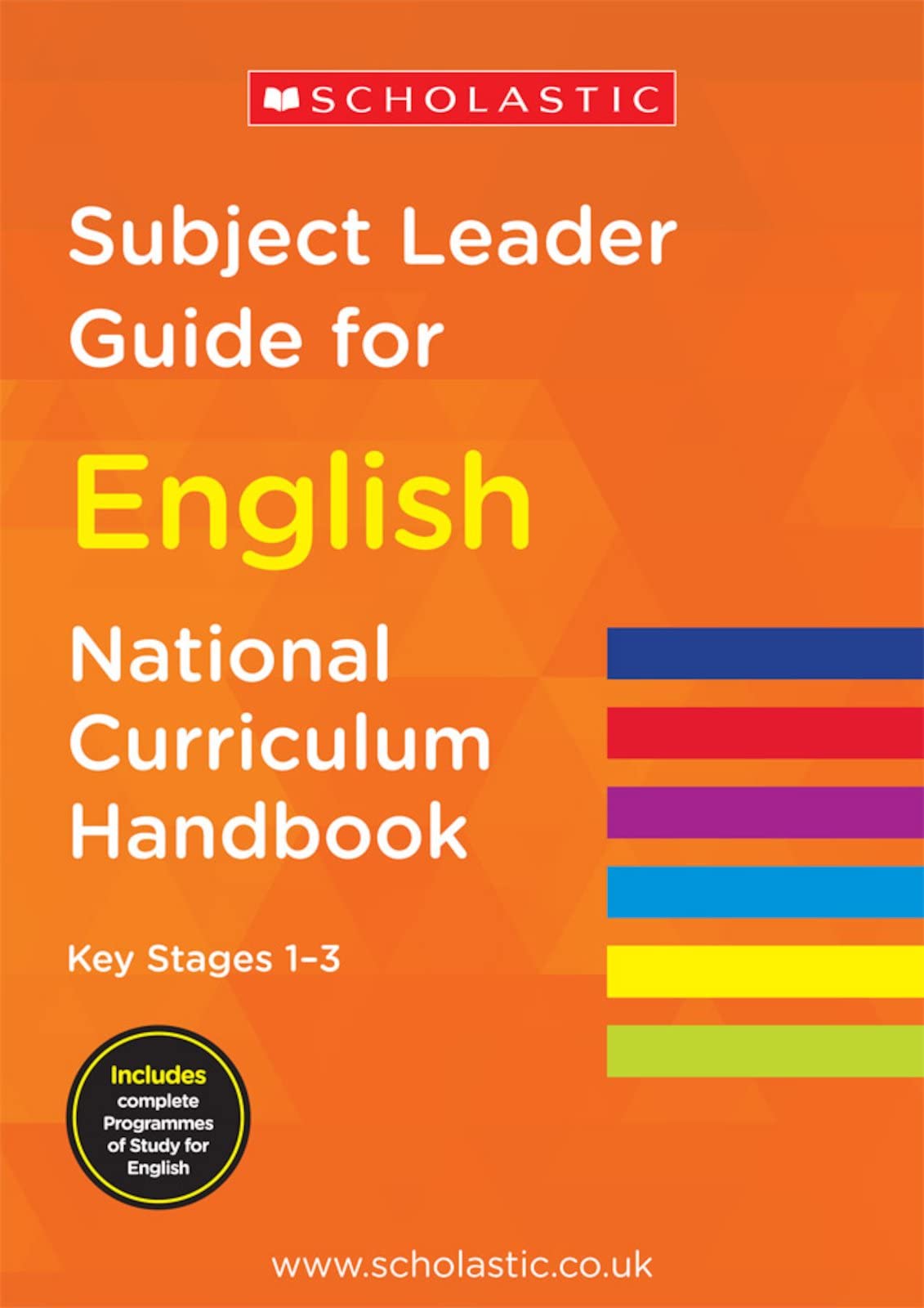 SUBJECT LEADER GUIDE FOR ENGLISH National Curriculum Handbook1-3