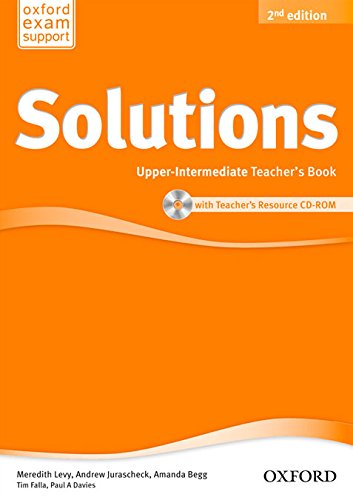 SOLUTIONS UPPER-INTERMEDIATE 2nd ED Teacher's Book + CD-ROM
