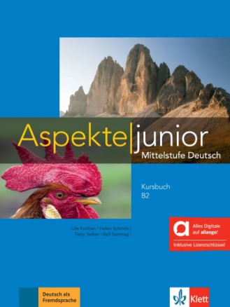 ASPEKTE JUNIOR B2 Kursbuch mit Audios  online+ Allango Schlüssel (24 Mont)